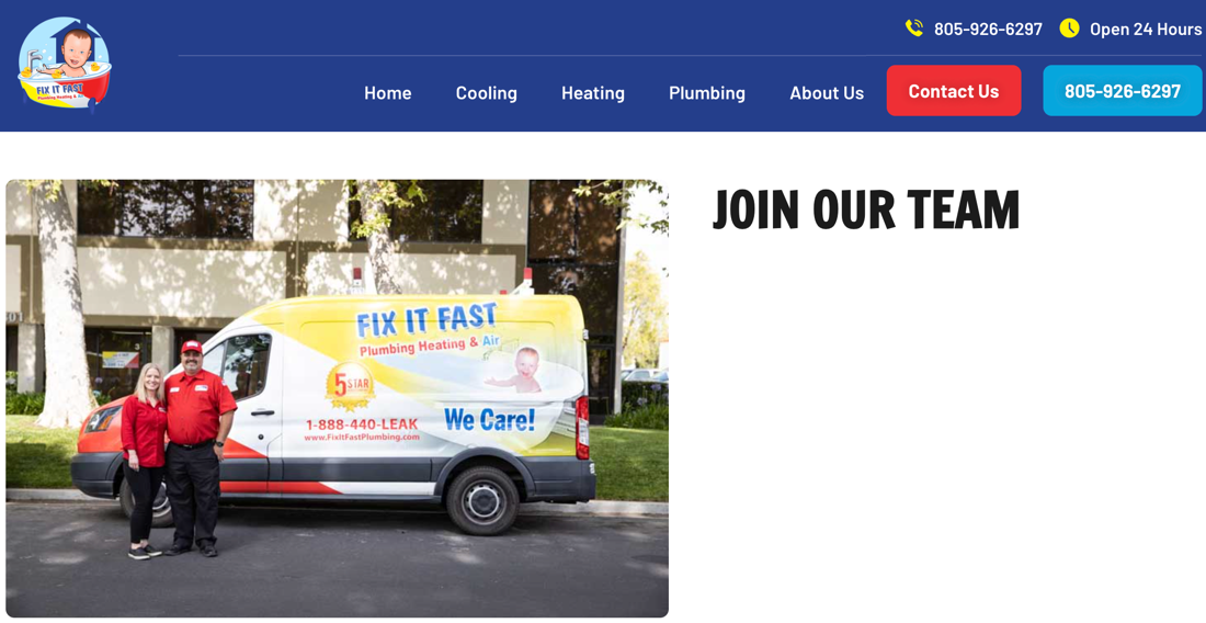 Fix It Fast Plumbing, Heating & Air